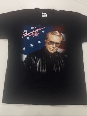 🔥 Vintage George Jones Wild Irish Rose Tour T-Shirt